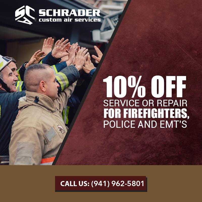 10% Off Promotion - Schrader Custom Air Services in Sarasota, FL