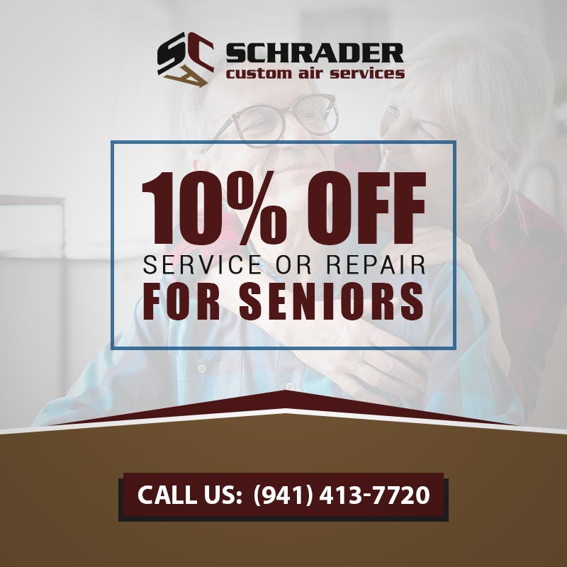 Air Conditioning And Heating Discounts In Sarasota Fl Schrader Custom Air Services